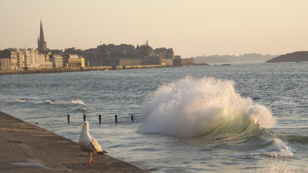 Appartement T2 ,Parking Prive,Terrasse, 10 Mns A Pieds De La Cite Corsaire Et Ses Plages Saint-Malo Eksteriør bilde